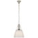 Prestwick One Light Pendant in Polished Nickel (268|CHC 5475PN-WG)