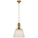 Prestwick One Light Pendant in Antique-Burnished Brass (268|CHC 5476AB-WG)