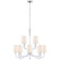 Reagan 12 Light Chandelier in Polished Nickel and Crystal (268|CHC 5903PN/CG-L)