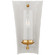 Downey One Light Wall Sconce in White and Gild (268|CHD 2605WHT)