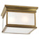Club Square Three Light Flush Mount in Antique-Burnished Brass (268|CHO 4311AB-FG)