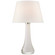 Christa One Light Table Lamp in White Glass (268|JN 3711WHT-L)