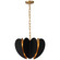 Danes LED Chandelier in Matte Black and Gild (268|KS 5130BLK/G)