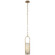 Melange LED Pendant in Antique-Burnished Brass (268|KW 5512AB-ALB)