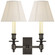 French Library Two Light Wall Sconce in Bronze (268|S 2212BZ-L)