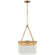 Menil LED Chandelier in Soft Brass (268|S 5171SB-CG)