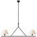 Cesta Two Light Chandelier in Aged Iron (268|S 5405AI-L)