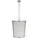Hastings Three Light Pendant in Polished Nickel (268|S 5647PN-WHT)