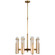 Malik LED Chandelier in Hand-Rubbed Antique Brass (268|S 5911HAB-ALB)