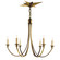 Venetian Six Light Chandelier in Hand-Rubbed Antique Brass (268|SC 5001HAB)