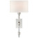 Adaline One Light Wall Sconce in Polished Nickel (268|SK 2902PN/Q-L)