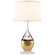 Sculptural Table Two Light Table Lamp in Crystal (268|SK 3905CG-S)