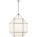 Morris Three Light Lantern in Polished Nickel (268|SK 5010PN-WG)