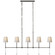 Camille Five Light Linear Chandelier in Bronze (268|SK 5055BZ-NP)