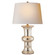 Bull Nose One Light Table Lamp in Mercury Glass (268|SL 3845MG-NP)