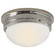 Marine Two Light Flush Mount in Polished Nickel (268|SL 4002PN-WG)