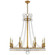 Regency Eight Light Chandelier in Hand-Rubbed Antique Brass (268|SN 5108HAB)