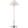 Hackney One Light Table Lamp in Polished Nickel (268|SP 3022PN-NP)