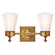Siena Two Light Wall Sconce in Hand-Rubbed Antique Brass (268|SS 2002HAB-WG)