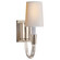 Vivian One Light Wall Sconce in Polished Nickel (268|TOB 2032PN-NP)