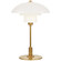 Whitman One Light Desk Lamp in Hand-Rubbed Antique Brass (268|TOB 3513HAB-WG)