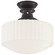 Milton Road One Light Flush Mount in Bronze (268|TOB 5150BZ-WG)