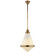 Gale One Light Pendant in Hand-Rubbed Antique Brass (268|TOB 5156HAB-WG)