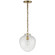 Katie Acorn One Light Pendant in Hand-Rubbed Antique Brass (268|TOB 5226HAB/G2-CG)