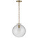 Katie Globe One Light Pendant in Hand-Rubbed Antique Brass (268|TOB 5226HAB/G4-SG)