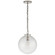 Katie Globe One Light Pendant in Polished Nickel (268|TOB 5226PN/G4-CG)