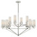 Marais 12 Light Chandelier in Polished Nickel (268|TOB 5303PN-WG)