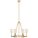 Alpha Six Light Chandelier in Hand-Rubbed Antique Brass and Bronze (268|TOB 5510HAB/BZ-L)