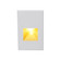 Led200 LED Step and Wall Light in White on Aluminum (34|WL-LED200-AM-WT)