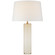 Fallon LED Table Lamp in White Glass (268|CHA 8435WG-L)