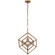 Cubed LED Pendant in Gild (268|KW 5023G-CG)
