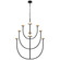 Pedra LED Chandelier in Bronze (268|KW 5622BZ-ALB)