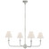 Piaf Four Light Chandelier in Plaster White (268|TOB 5451PW-L)