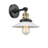 Franklin Restoration LED Wall Sconce in Black Antique Brass (405|203SW-BAB-G1-LED)
