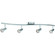 Cobra LED Wall or Ceiling Spotlight Bar in Brushed Steel (18|52204LEDDLP-BS)