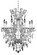Brahms Eight Light Chandelier in Chrome (238|023454-010-FR001)