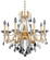 Barret Eight Light Chandelier in French Gold (238|025451-011-FR001)