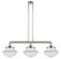 Franklin Restoration Three Light Island Pendant in Polished Nickel (405|213-PN-G542)