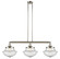 Franklin Restoration Three Light Island Pendant in Polished Nickel (405|213-PN-G544)