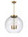 Ballston Three Light Pendant in Brushed Brass (405|221-3S-BB-G122-18)