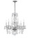 Traditional Crystal Six Light Chandelier in Polished Chrome (60|5086-CH-CL-MWP)