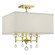 Paxton Four Light Semi Flush Mount in Aged Brass (60|8105-AG_CEILING)