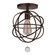 Solaris One Light Semi Flush Mount in English Bronze (60|9220-EB_CEILING)