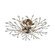 Crislett Eight Light Semi Flush Mount in Sunglow Bronze (45|18242/8)