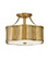 Chance LED Semi-Flush Mount in Heritage Brass (13|4443HB)