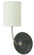 Scatchard One Light Wall Sconce in Black Matte and Satin Nickel (30|GS775-SNBM)